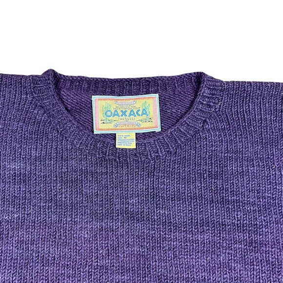 Smith & Hawkins Natural Dyes Handknits and Handspun in Oaxaca Wool Pullover SZ M - Picture 2 of 10